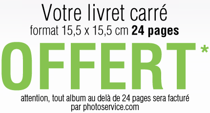 Votre livret carré offert