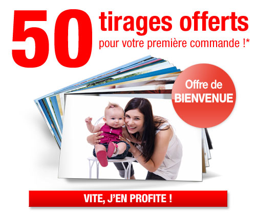 50 tirages offerts*