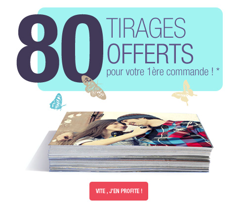 80 tirages offerts*