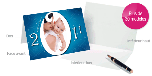 Carte echantillon voeux