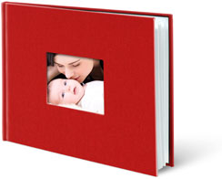 Livre &eacute;l&eacute;gance couverture Tissu rouge