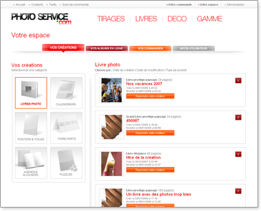 L'espace membre