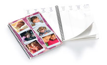 Agenda avec couverture personnalis&eacute;e