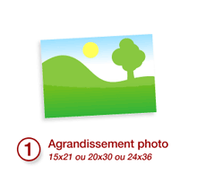 Agrandissement photo