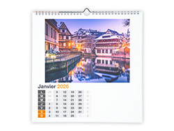 Grand Calendrier Carré 30x30