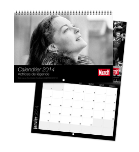 Actrices de l&eacute;gende : Calendrier 2 volets