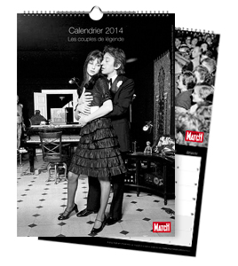 Les couples de l&eacute;gende : Calendrier A3