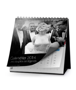 Les couples de l&eacute;gende : Calendrier de bureau