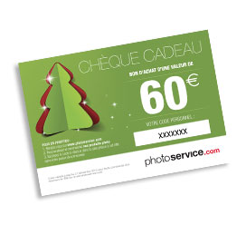 Chèque cadeau 60€