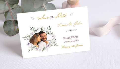 Save the date Mariage