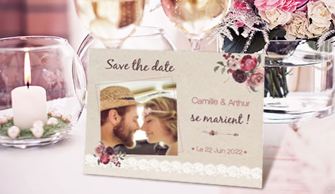 Save the date Mariage