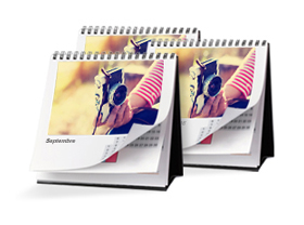 Calendrier de bureau Luxe 15x15