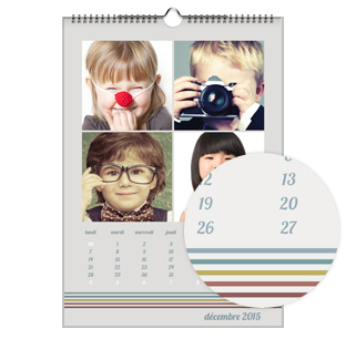 Calendrier A3 Premium « Vintage chic »
