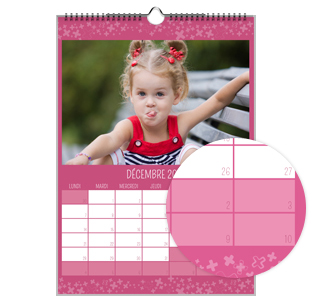 Calendrier A3 Premium « Girly »