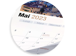 Calendrier - mois de départ