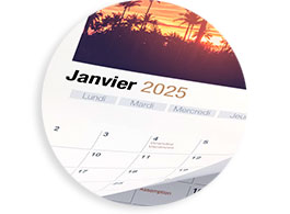 Calendrier - mois de départ