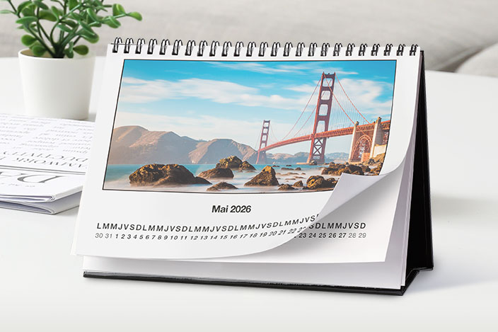 Calendrier de bureau Luxe paysage