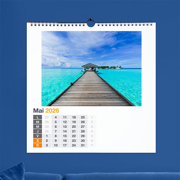 Grand Calendrier Carr&eacute;