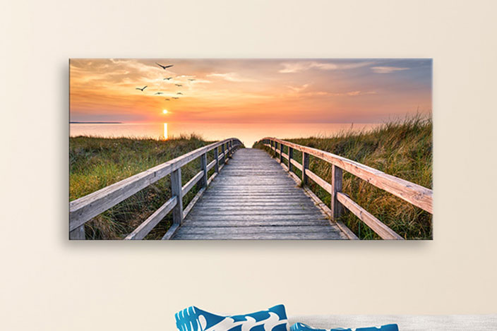 Photo sous Plexi avec ch&acirc;ssis rentrant