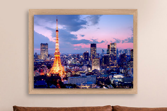 Tableau photo alu H&eacute;ritage ch&ecirc;ne