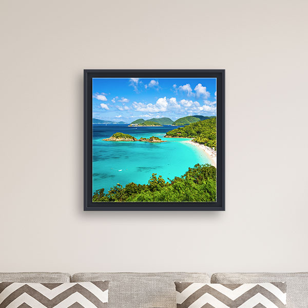 Photo sous Plexi dans une caisse am&eacute;ricaine