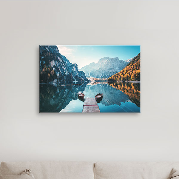 Photo sous Plexi avec ch&acirc;ssis rentrant