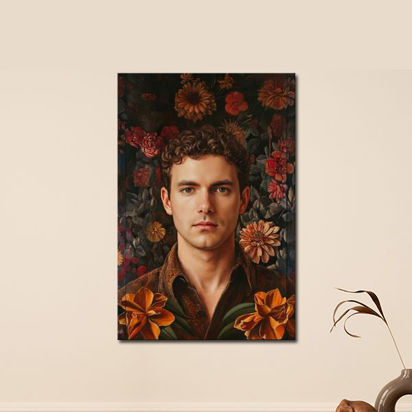 Portrait IA sur Toile 20x30 cm