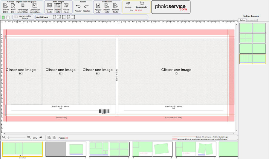 mise en page