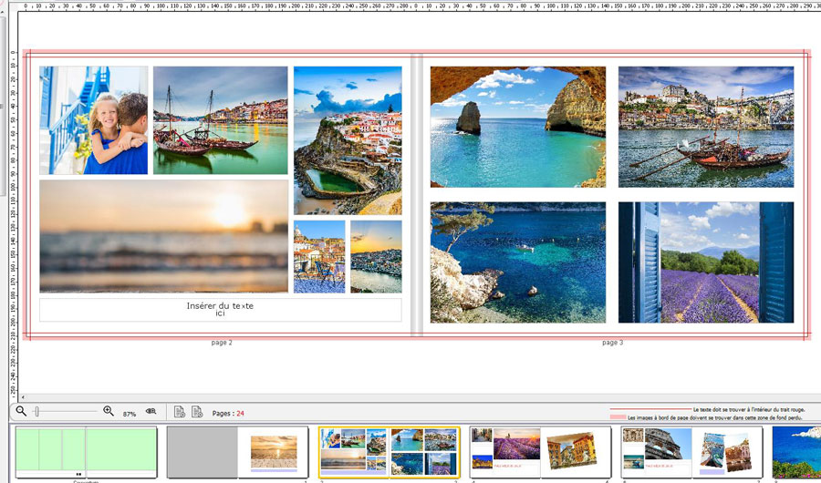 mise en page