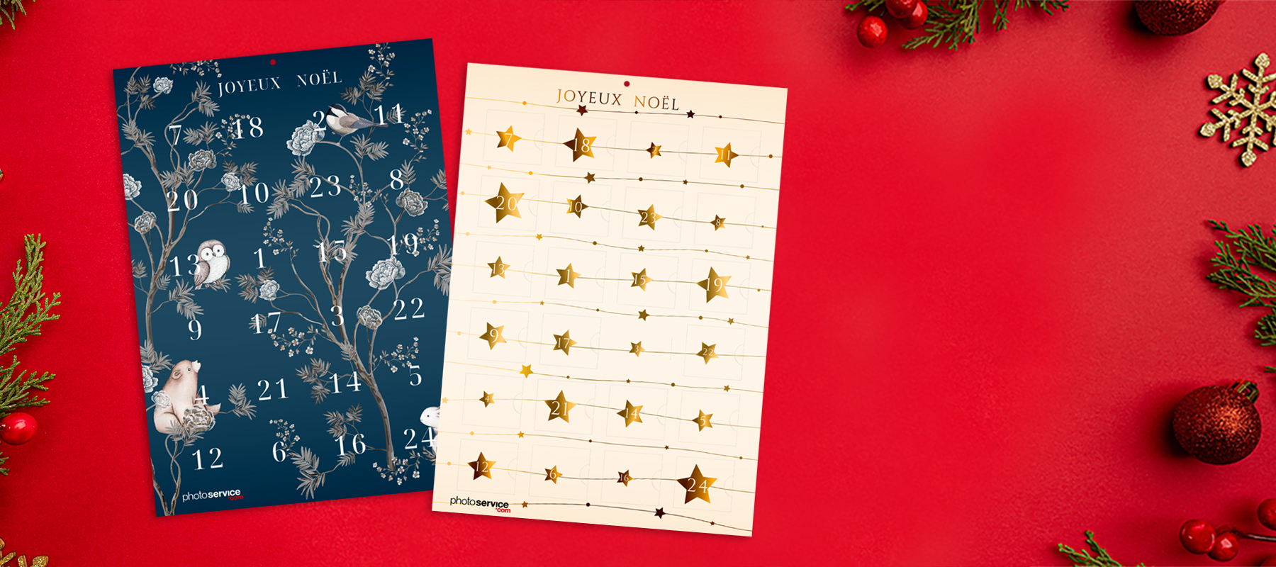 Calendrier de l'Avent vue 1