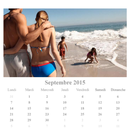 Calendrier de bureau modele 3 - int&eacute;rieur