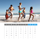 Calendrier de bureau modele 17 - int&eacute;rieur