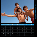 Calendrier de bureau modele 20 - int&eacute;rieur