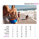 Calendrier de bureau modele 7 - int&eacute;rieur